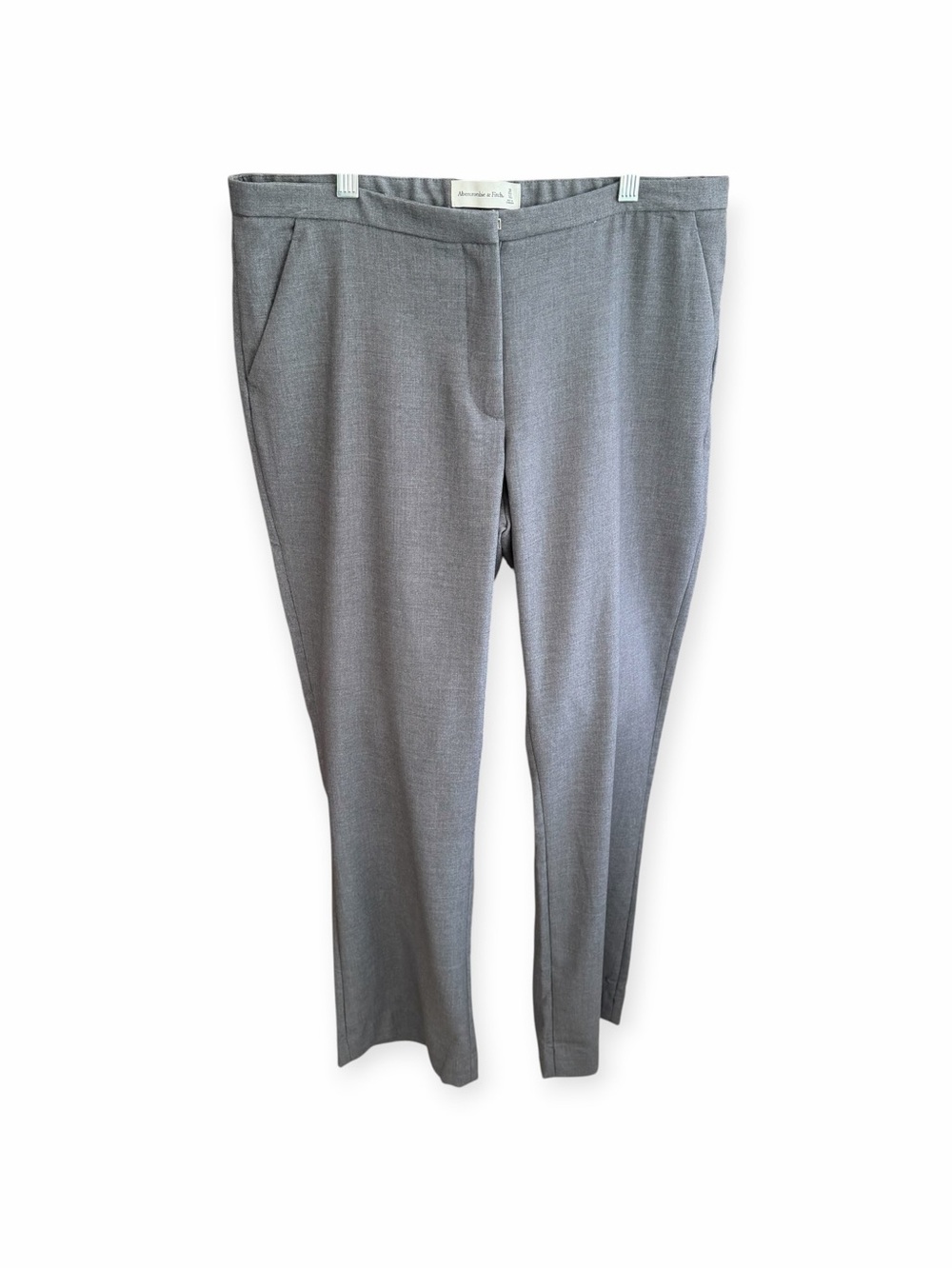 Abercrombie & Fitch Women's Gray Sloane Dress Career Trouser Pants Size 31 | 12L